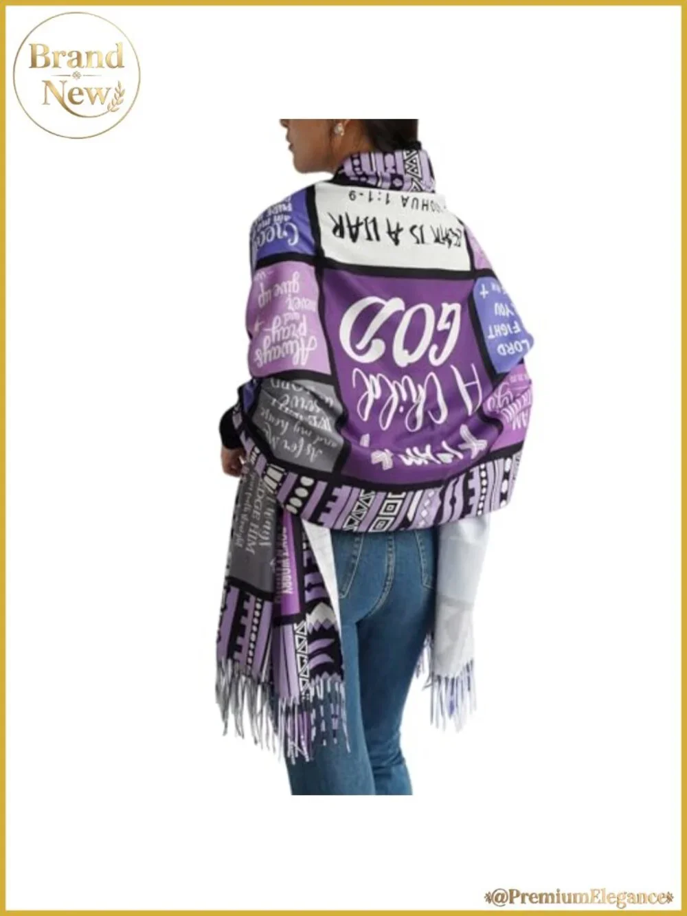 Prayer Shawl Wrap Scarf Bible Verse Christian Gift Women